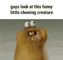 Chewing Creature Chewing Character GIF - Chewing Creature Chewing Character Chewing GIFs
