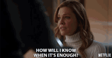 How Will I Know When Its Enough Tricia Helfer GIF - How Will I Know When Its Enough Tricia Helfer Charlotte GIFs