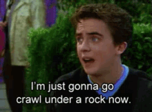 Embarrassed GIF - Malcolm In The Middle Crawl Under A Rock Hide GIFs