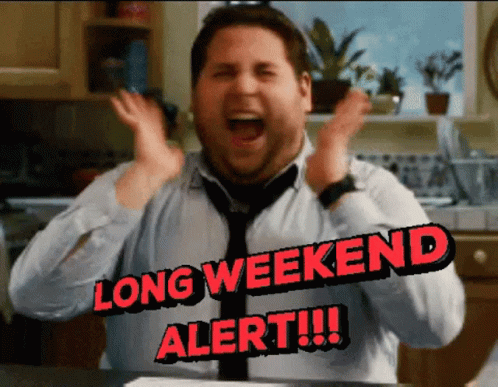 Happy Excited GIF - Happy Excited Long Weekend - Descubre &amp; Comparte GIFs