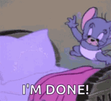 Tom And Jerry Good Night Sleep GIF - Tom And Jerry Good Night Sleep Im Done GIFs
