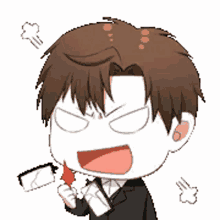 mystic messenger video game cute adorable angry