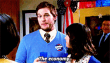 Parks And Rec Andy Dwyer GIF - Parks And Rec Andy Dwyer The Economy GIFs