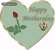Happy Mothers Day Wishes With Rose Flower.Gif GIF - Happy Mothers Day Wishes With Rose Flower Mothers Day Moms Day GIFs