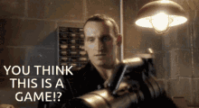 You Think This Is A Game Doctor Who GIF - You Think This Is A Game Doctor Who Ninth Doctor GIFs