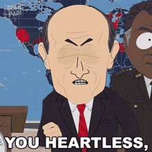 You Heartless Bastard Michael Chertoff GIF - You Heartless Bastard Michael Chertoff South Park GIFs
