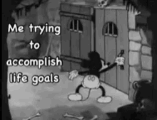 Me Trying To Accomplish Life Goals GIF - Trying Mickeymouse Goals GIFs