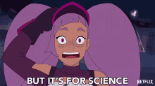 But Its For Science Christine Woods GIF - But Its For Science Christine Woods Entrapta GIFs