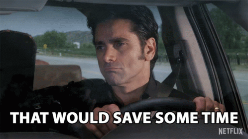 That Would Save Some Time In A Hurry GIF - That Would Save Some Time In A Hurry Good Plan GIFs