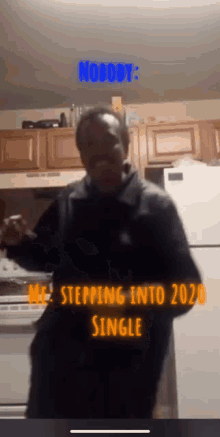 happy new year2020 single 2020 monday stepping into2020