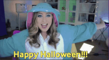 Katie Wilson Happy Halloween GIF - Katie Wilson Happy Halloween GIFs