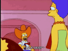 Homer Hat GIF - Homer Hat Cowboy GIFs