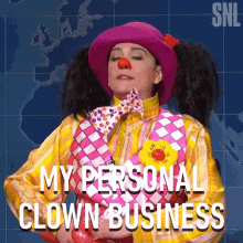 My Personal Clown Business Goober The Clown GIF - My Personal Clown Business Goober The Clown Saturday Night Live GIFs