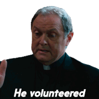 He Volunteered Monsignor Matthew Korecki Sticker - He Volunteered Monsignor Matthew Korecki Evil Stickers