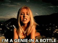 Im A Genie In A Bottle Christina Aguilera GIF - Im A Genie In A Bottle Genie Genie In A Bottle GIFs