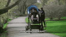 Adult Stroller GIF - Adult Stroller Stroller Sun GIFs
