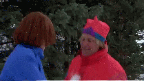 The perfect Dumb And Dumber Snowball Snowball Fight Animated GIF for your c...