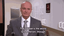 Creed The Office GIF - Creed The Office The Talibans The Worst GIFs
