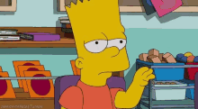 Simpsons Bart GIF - Simpsons Bart Meh GIFs
