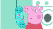 Peppa Pig Hang Up GIF - Peppa Pig Hang Up Phone GIFs