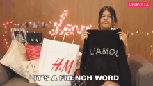 Its A French Word Avantika Gupta GIF - Its A French Word Avantika Gupta Pinkvilla GIFs