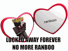 Locked Away Forever No More Ranboo GIF - Locked Away Forever No More Ranboo Heart Locket GIFs