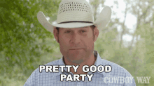Pretty Good Party Booger Brown GIF - Pretty Good Party Booger Brown The Cowboy Way GIFs