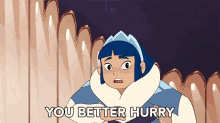 Youre Going To Be Late You Better Hurry Frosta GIF - Youre Going To Be Late You Better Hurry Frosta Merit Leighton GIFs