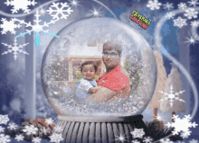 Christmas Snow Crystal Snowglobe GIF - Christmas Snow Crystal Snowglobe GIFs