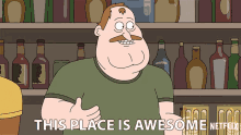 This Place Is Awesome Randall Crawford GIF - This Place Is Awesome Randall Crawford Paradise Pd GIFs