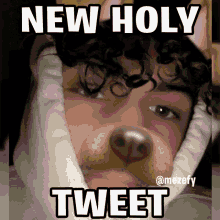 Holy Tweet Eggplant GIF - Holy Tweet Eggplant Dog Filter GIFs