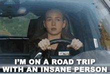 I'M On A Road Trip With An Insane Person GIF - The Space Between Us The Space Between Us Gi Fs Road Trip GIFs