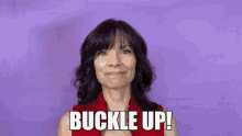 Your Happy Workplace Wendy Conrad GIF - Your Happy Workplace Wendy Conrad Buckle Up GIFs