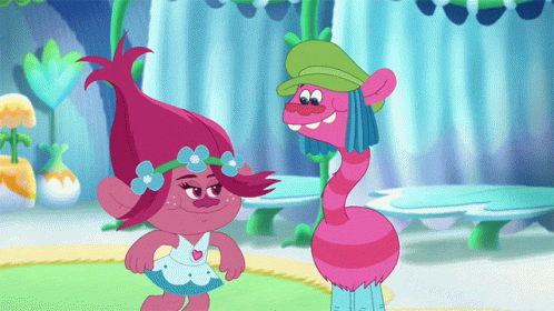 High Five Poppy Gif High Five Poppy Trolls The Beat Goes On Discover Share Gifs