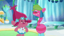 high five poppy trolls the beat goes on yay all right high five poppy trolls the beat goes on yay all right