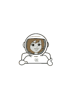 smile space suit wink