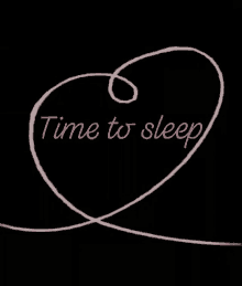 Heart Time To Sleep GIF - Heart Time To Sleep GIFs