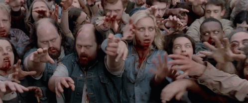 Zombie Horde Of Zombies GIF - Zombie Horde Of Zombies Hungry Zombies -  Discover & Share GIFs