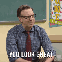 You Look Great Jason Sudeikis GIF - You Look Great Jason Sudeikis Saturday Night Live GIFs