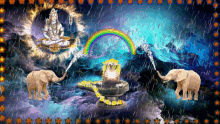 lord shiva rainbow raining lord shiva rainbow raining