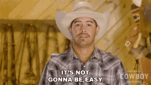 Its Not Gonna Be Easy Ultimate Cowboy Showdown GIF - Its Not Gonna Be Easy Ultimate Cowboy Showdown Itll Be Hard GIFs