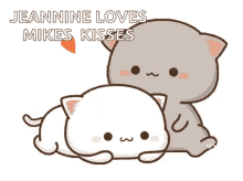 Mochi Peach Cat Licking GIF - Mochi Peach Cat Licking Jeannie Loves Mike Kisses GIFs