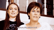 Chill For A Sec Jamie Lee Curtis GIF - Chill For A Sec Jamie Lee Curtis Freaky Friday GIFs