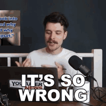 Its So Wrong Benedict Townsend GIF - Its So Wrong Benedict Townsend Youtuber News GIFs