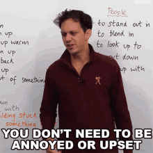 You Dont Need To Be Annoyed Or Upset Benjamin GIF - You Dont Need To Be Annoyed Or Upset Benjamin Engvid GIFs