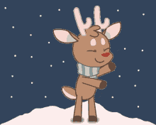 Do A Little Dance GIF - Merry Christmas Rudolph Reindeer GIFs