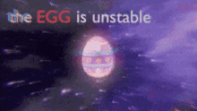 Egg The Egg Is Unstable GIF - Egg The Egg Is Unstable GIFs