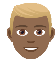 Blond Hair Joypixels Sticker - Blond Hair Joypixels Man Stickers