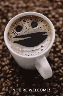 Coffee Smiley GIF - Coffee Smiley Coffee For You GIFs