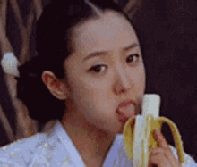 banana korean lick funny sexy